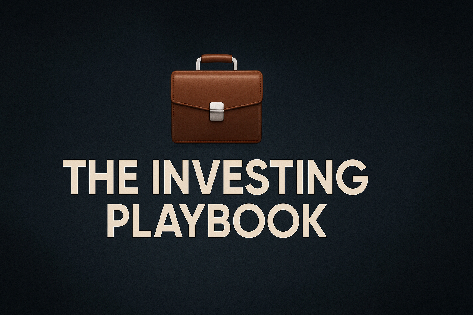 The Investing Playbook November 5, 2026 post photo